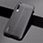 Custodia Silicone Morbida In Pelle Cover per Xiaomi Mi A3 Nero