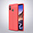 Custodia Silicone Morbida In Pelle Cover per Xiaomi Mi Max 3 Rosso