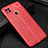 Custodia Silicone Morbida In Pelle Cover per Xiaomi Redmi 9C Rosso