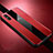 Custodia Silicone Morbida In Pelle Cover S01 per Huawei Enjoy 10e Rosso