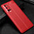 Custodia Silicone Morbida In Pelle Cover S01 per Huawei Honor 30 Pro+ Plus Rosso