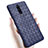 Custodia Silicone Morbida In Pelle Cover S01 per OnePlus 7 Pro Blu