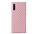 Custodia Silicone Morbida In Pelle Cover S01 per Samsung Galaxy Note 10 Oro Rosa
