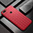 Custodia Silicone Morbida In Pelle Cover S01 per Xiaomi Mi 8 Lite Rosso