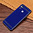 Custodia Silicone Morbida In Pelle Cover S02 per Huawei Honor 10 Lite Blu