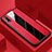Custodia Silicone Morbida In Pelle Cover S02 per Huawei Honor 9X Rosso