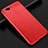 Custodia Silicone Morbida In Pelle Cover S02 per Oppo A12e Rosso