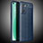 Custodia Silicone Morbida In Pelle Cover S02 per Oppo A55S 5G Blu