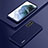 Custodia Silicone Morbida In Pelle Cover S02 per Samsung Galaxy S21 5G Blu