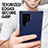 Custodia Silicone Morbida In Pelle Cover S02 per Samsung Galaxy S21 Ultra 5G