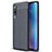 Custodia Silicone Morbida In Pelle Cover S02 per Xiaomi Mi 9 Blu