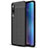 Custodia Silicone Morbida In Pelle Cover S02 per Xiaomi Mi 9 Nero