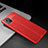 Custodia Silicone Morbida In Pelle Cover S03 per Apple iPhone 14 Rosso