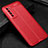 Custodia Silicone Morbida In Pelle Cover S03 per Huawei Nova 7 5G Rosso