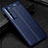 Custodia Silicone Morbida In Pelle Cover S03 per Huawei Nova 7 Pro 5G Blu