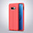 Custodia Silicone Morbida In Pelle Cover S03 per Samsung Galaxy S10e Rosso
