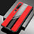Custodia Silicone Morbida In Pelle Cover S03 per Xiaomi Mi 10 Pro Rosso