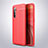 Custodia Silicone Morbida In Pelle Cover S04 per Realme X50 Pro 5G Rosso