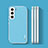 Custodia Silicone Morbida In Pelle Cover S04 per Samsung Galaxy S21 5G