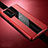 Custodia Silicone Morbida In Pelle Cover S06 per Huawei P40 Pro+ Plus Rosso