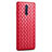 Custodia Silicone Morbida In Pelle Cover S06 per Oppo Reno2 Rosso