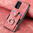 Custodia Silicone Morbida In Pelle Cover SD1 per Oppo A93 5G Rosa