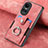 Custodia Silicone Morbida In Pelle Cover SD1 per Oppo Reno10 5G Rosa