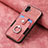 Custodia Silicone Morbida In Pelle Cover SD1 per Samsung Galaxy M04 Rosa