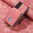 Custodia Silicone Morbida In Pelle Cover SD1 per Samsung Galaxy S22 Plus 5G Rosa
