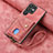 Custodia Silicone Morbida In Pelle Cover SD1 per Samsung Galaxy S22 Ultra 5G Rosa