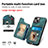 Custodia Silicone Morbida In Pelle Cover SD12 per Apple iPhone 13