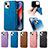 Custodia Silicone Morbida In Pelle Cover SD13 per Apple iPhone 13