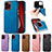 Custodia Silicone Morbida In Pelle Cover SD13 per Apple iPhone 13 Pro Max