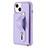 Custodia Silicone Morbida In Pelle Cover SD14 per Apple iPhone 13