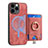 Custodia Silicone Morbida In Pelle Cover SD17 per Apple iPhone 14 Pro Rosa