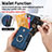 Custodia Silicone Morbida In Pelle Cover SD2 per Oppo A74 4G