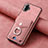 Custodia Silicone Morbida In Pelle Cover SD2 per Samsung Galaxy A04 4G Rosa