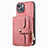 Custodia Silicone Morbida In Pelle Cover SD3 per Apple iPhone 13