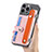Custodia Silicone Morbida In Pelle Cover SD3 per Apple iPhone 14 Pro