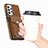 Custodia Silicone Morbida In Pelle Cover SD3 per Samsung Galaxy A32 5G