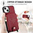 Custodia Silicone Morbida In Pelle Cover SD4 per Apple iPhone 13