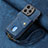 Custodia Silicone Morbida In Pelle Cover SD4 per Apple iPhone 13 Pro