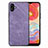 Custodia Silicone Morbida In Pelle Cover SD4 per Samsung Galaxy A04 4G