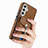 Custodia Silicone Morbida In Pelle Cover SD4 per Samsung Galaxy A14 5G