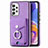 Custodia Silicone Morbida In Pelle Cover SD4 per Samsung Galaxy A23 5G Viola