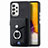 Custodia Silicone Morbida In Pelle Cover SD4 per Samsung Galaxy A72 5G Nero