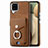 Custodia Silicone Morbida In Pelle Cover SD4 per Samsung Galaxy M12