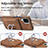 Custodia Silicone Morbida In Pelle Cover SD4 per Samsung Galaxy M32 4G