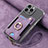 Custodia Silicone Morbida In Pelle Cover SD5 per Apple iPhone 14 Pro