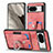 Custodia Silicone Morbida In Pelle Cover SD5 per Google Pixel 8 5G Rosa